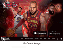 Tablet Screenshot of nbageneralmanagerthegame.com